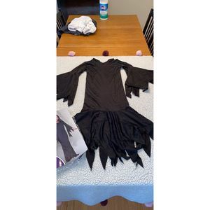 Spirit Dark Countess Costume Dress Black-M (8-10)